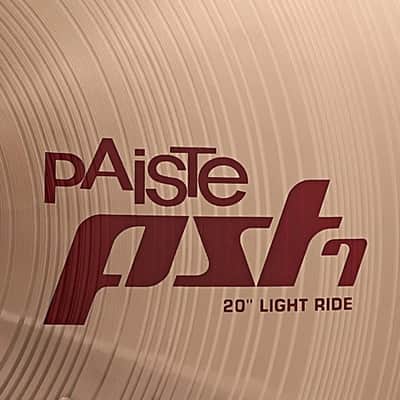Paiste PST7 Series Light Ride Cymbal (PAISTE-PST7-LRide20) image 4