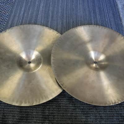 Vintage Paiste Pre-Serial Formula 602 15" Hi Hats-1080/1182g-Excellent! image 4
