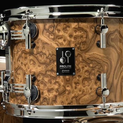 Sonor Prolite 4pc Studio Shell Pack 10/12/14/20 Chocolate Burl image 6