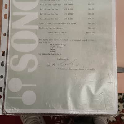 Sonor Horst Link Signature Series Shell Pack – Rare Special Pearl Lacquer Finish image 21