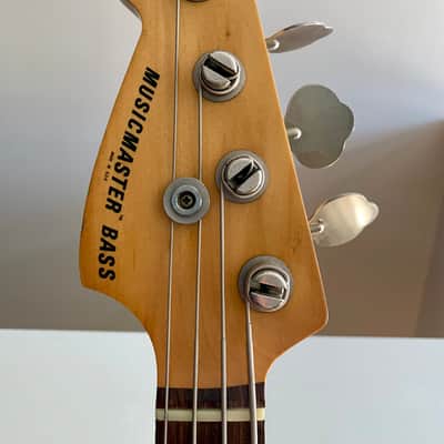 Fender Musicmaster 1978 - Black Left Handed image 4