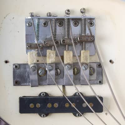 1962 Fender Jazz Bass — Olympic White image 17