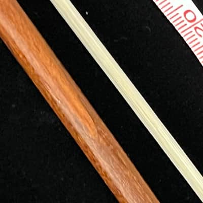 Antique vintage Conrad Gotz*** 3 star bow Violin Bow - grafted, repaired, and just a bit longer image 13