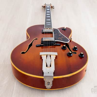 1970 Gibson L-5 CES Vintage Electric Archtop Sunburst w/ T Tops, Case image 13