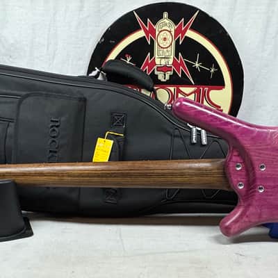 Warwick Pro Series Teambuilt GPS1485 07PA ASH FR Corvette $$ Double Buck 5-string Bass with COA + Gig Bag 2022 - French Violet Transparent Satin image 8