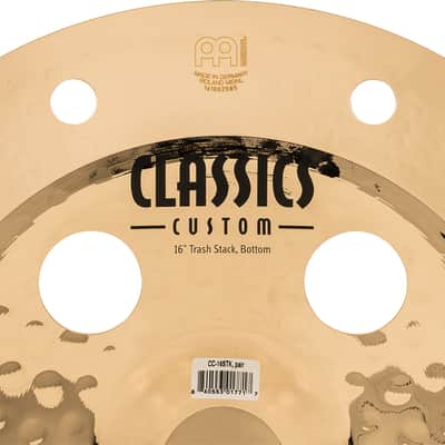 MEINL CC-16STK Classics Custom Brilliant Trash Stack 16 Zoll Becken image 10