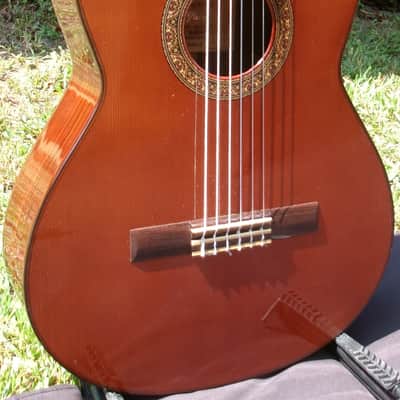 1973 Kazuo Yairi YC-50 Handcrafted Classical Guitar Jacaranda +Hard Case plus more extras image 3