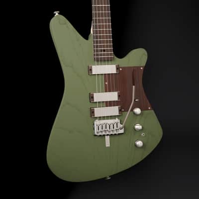 Tao Guitars Sutorato “U-A-M” - Lincoln Green (black filled pores) w/ ABM 2-Point Trem. NEW (Authorized Dealer) *VIDEO ADDED* image 4