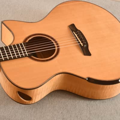 Hozen MJ Sitka Spruce Flamed Maple #2210-1789 image 5