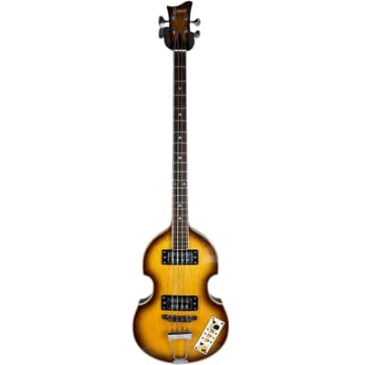 Greco VB Violin Bass 1970s - Vintage Sunburst image 3