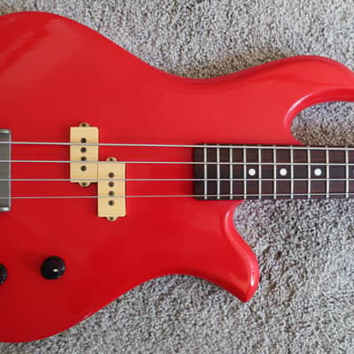 Vintage 1980s BC Rich Eagle Bass NJ Series Red Clean Solid Sound Of Thunder image 2