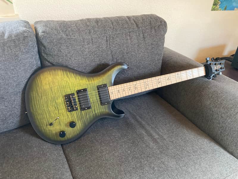 PRS Limited Edition Dustie Waring Signature DW CE 24 Hardtail 2023 - Present - Jade Smokeburst image 1