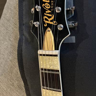 Rivolta Guitars Combinata XVII-Limited - Ice Blue Sparkle image 6