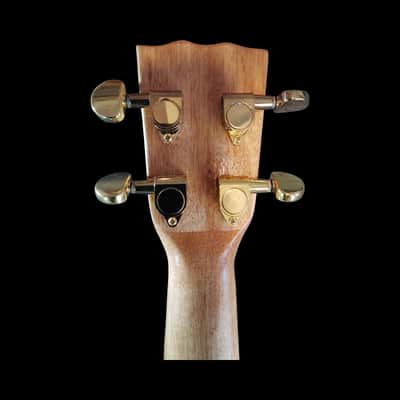 Solid Koa Pineapple Tenor Ukulele with Hardwood Inlays image 6