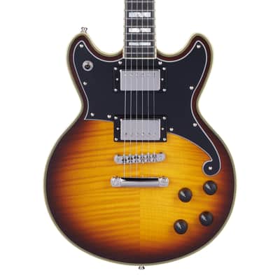 D'Angelico Deluxe Brighton - Vintage Sunburst (DADBRIVSBNS) image 7