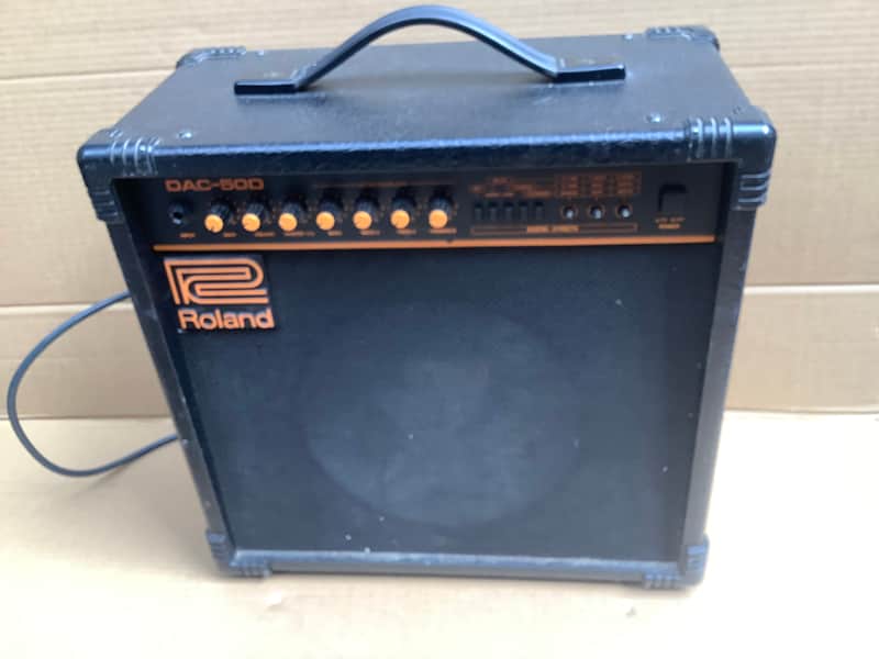 Roland 80s DAC-50D Vintage Solid State 50W Combo Amp w/ Built-In Effects made in Japan image 1