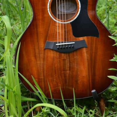 2021 Taylor 224CE K DLX Grand Auditorium Deluxe Acoustic/Electric Guitar in Hawaiian Koa w/a full Gloss Shaded Edgeburst finish, and comes with the Original like New Hardshell Taylor Case. ~ As New ! image 1