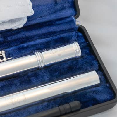 Gemeinhardt 3SB Intermediate Flute *All Solid Silver *B-foot *Open-hole *Cleaned & Serviced image 6