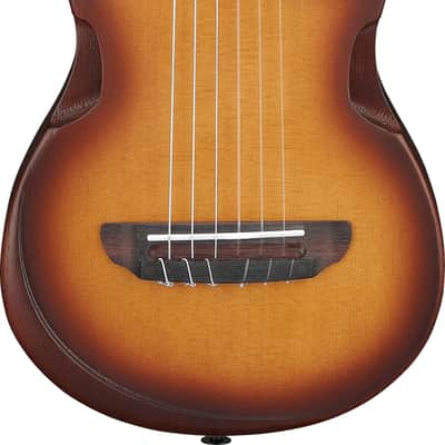 Ibanez AUP10N Spruce 6-String Acoustic Tenor Ukulele, Light Brown Sunburst image 2
