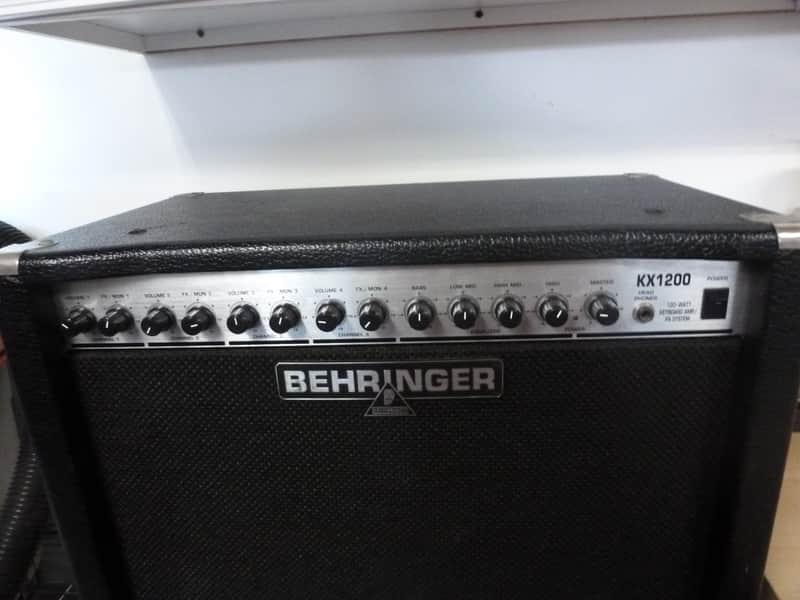 Behringer-KX1200-Keyboard-Amp-PA-System-15 Inch Sub-NICE | Reverb