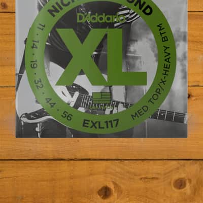 D'Addario EXL117 Nickel Wound Electric Guitar Strings - 11-56 image 2