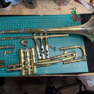 1953 F.E. Olds & Son "Studio" Bb Trumpet – LA Era, Tension-Free Rebuild image 14