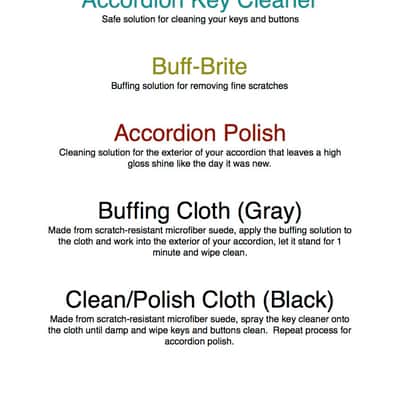 petosa Accordion Care Kit image 2