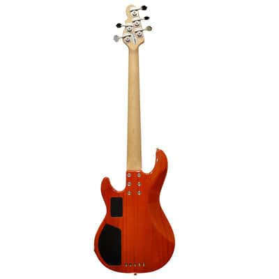 G&L MJ-5 Empress Wood Body Ultra Light Weight Bass  Orange Transparent image 5
