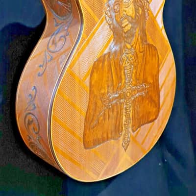 Blueberry Handmade Acoustic Guitar Grand Concert Faith image 10