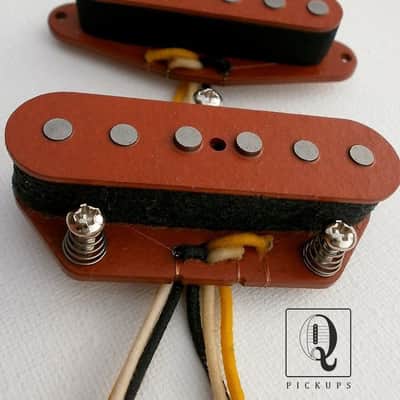 Telecaster Coil Tap Mixed A2/A5 HOT Pickups SET Custom Hand Wound Fits Fender by Q pickups image 1