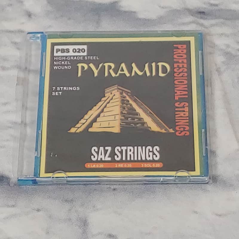 Pyramid Baglama Saz Steel Nickel Wound 7 Strings image 1