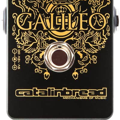 Catalinbread Galileo Treble Boost Overdrive Pedal - Black image 2