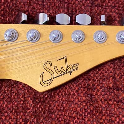 Suhr Classic S Antique 2018 - Olympic White over 3-tone Sunburst, heavy relic image 8