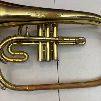 Blessing M-400 Mellophone — Lacquered Brass, Hard Case + Accessories image 4