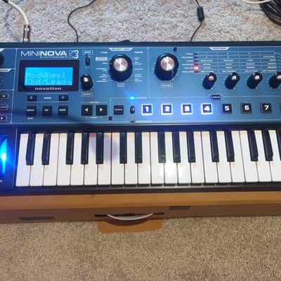 Novation MiniNova 37-Key 18-Voice Synthesizer 2012 - Present - Blue image 1