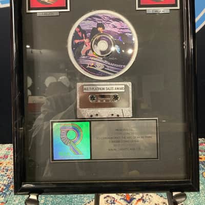 Stan Lynch Tom Petty and The Heartbreakers, RIAA, Greatest Hits, Double Platinum Record (#29) image 2