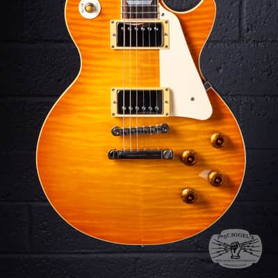 History TH-LS Lemon Drop Burst MIJ Fujigen Lacquer LP-Style w/ Heritage Wood LDB image 4