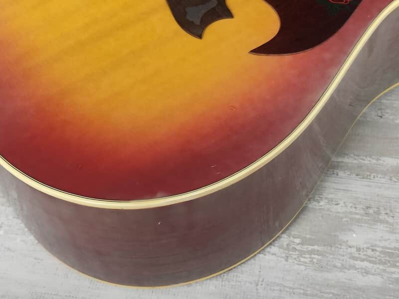 1970's Morris WD-25 Dove Japanese Vintage Acoustic Guitar (Cherry