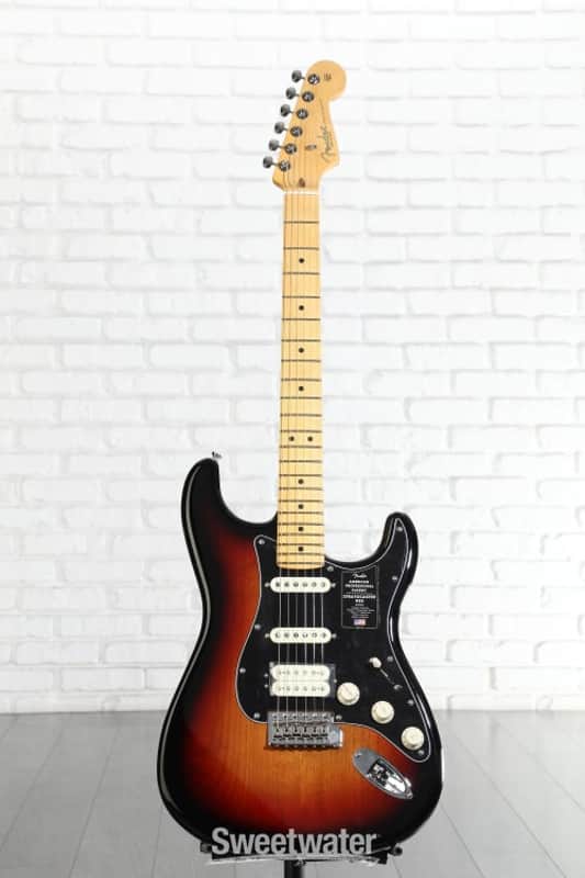 Fender American Professional Classic Stratocaster HSS Electric Guitar - 3-color Sunburst (StratAPCMHSBd2)