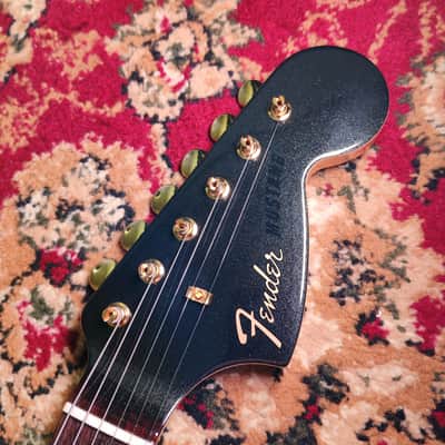 *NEW IN BOX* 2026 Fender Japan Limited Edition Traditional Collection, 60's Mustang Black Pearl Gold with Matching Headstock - MIJ JD26 image 14