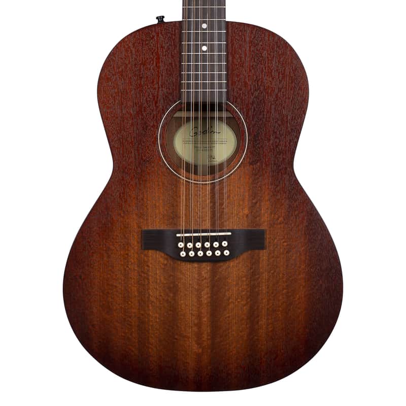 Godin Mahogany Folk 12 12-String Acoustic Electric Guitar - Rustic Burst image 1