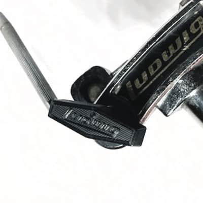 Ludwig 70s 781-2 19" Double Tom Holder w/3D Printed Reproduction #2847 Ludwig Logo Black T-Handles  - LDTH-106 image 12