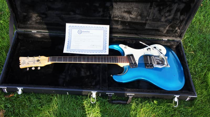 Mosrite USA V65 Mark I 1994 - blue metalic image 1
