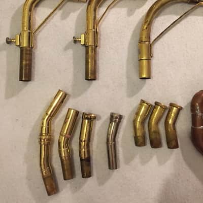 Used Sousaphone Necks, Bits, Braces, Tuning Slide, Mouthpiece Great Condition image 3