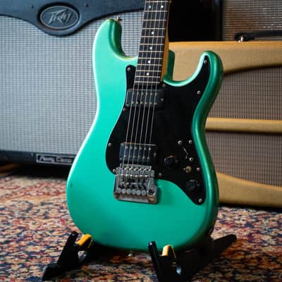 Fender Contemporary Series Stratocaster Deluxe HH 1985 - 1987 - Emerald Mist image 2
