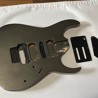 2000's Indonesian Ibanez RG5EX1 Grey Pewter Basswood Guitar Body Floyd Ready image 1