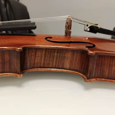 Alessandro Bertoli 4/4 Full size violin 2018 plus g Werner pernambuco bow and old case image 14