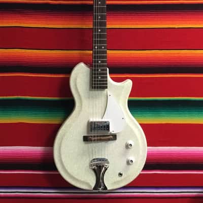 Supro 1572SW Belmont Single Pickup Americana Series Electric Guitar Sparkle White - 1572SW Belmont Single Pickup Americana Series Electric Guitar / Brand New image 1