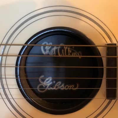 RARE  * Billy Joel’s Band Gibson Chet Atkins Prototype 1 of 1 1990 White image 2