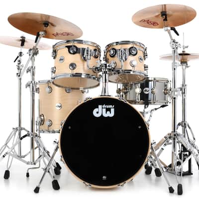 DW Collector's Series Satin Oil 4-piece Shell pack - Natural image 1